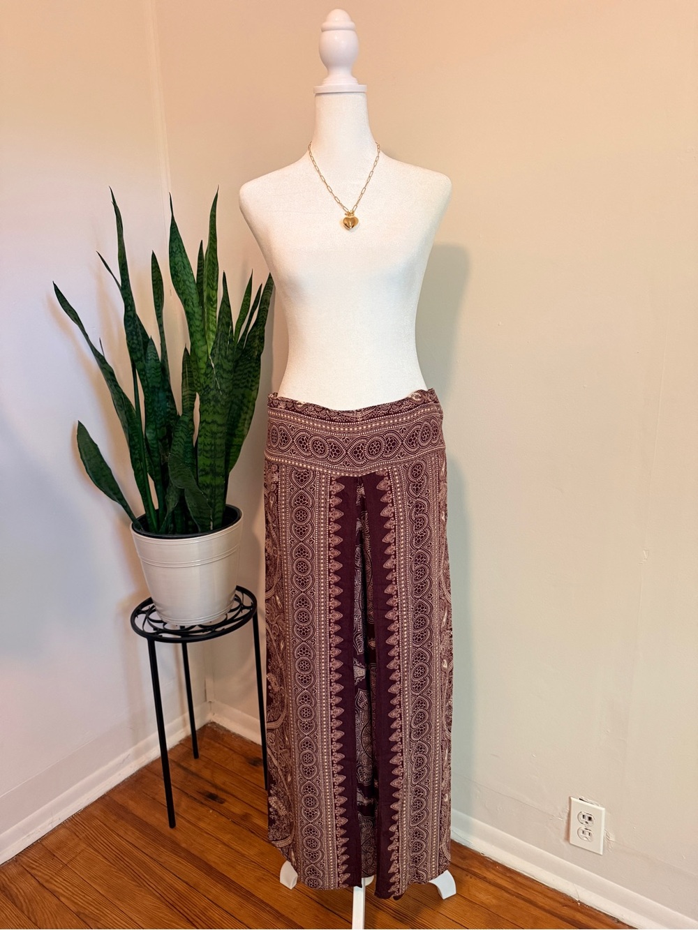 Sutra | Wide OPEN Leg Bohemian Print Pants
